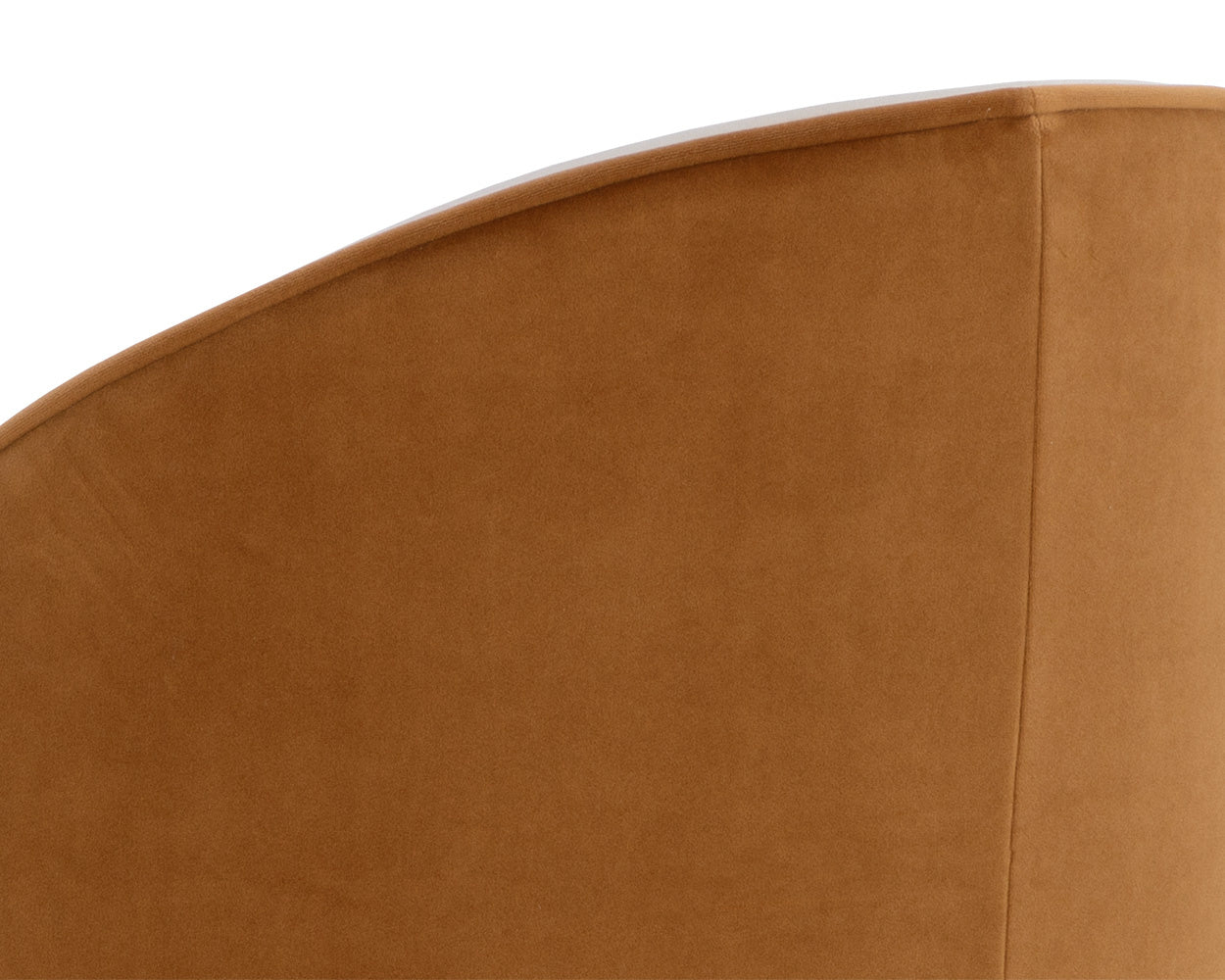 NAHLA CAVOLI SWIVEL DINING CHAIR - MEG TAUPE / MEG GOLD