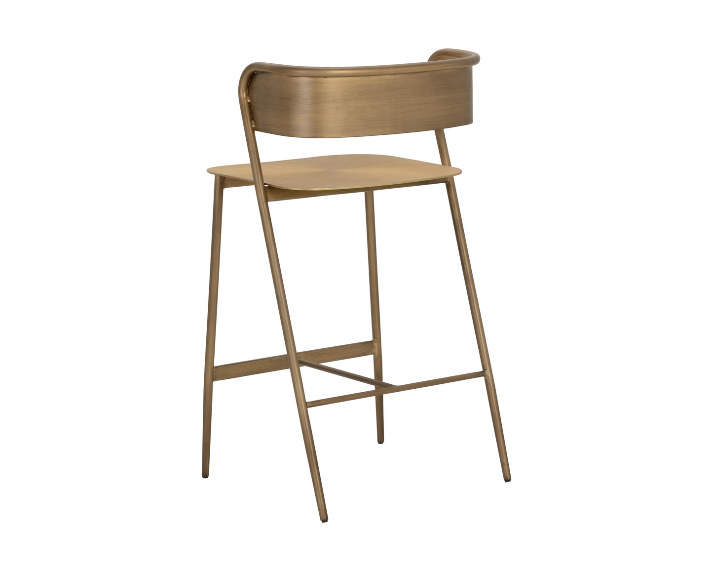 NAHLA KEANU COUNTER STOOL - ANTIQUE GOLD