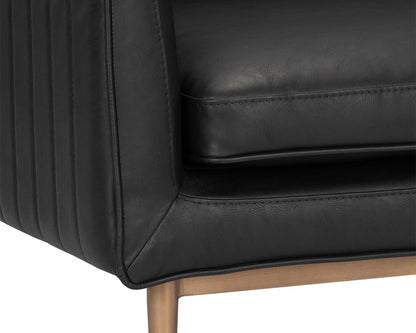 NAHLA BATAVIA ARMCHAIR - VINTAGE BLACK