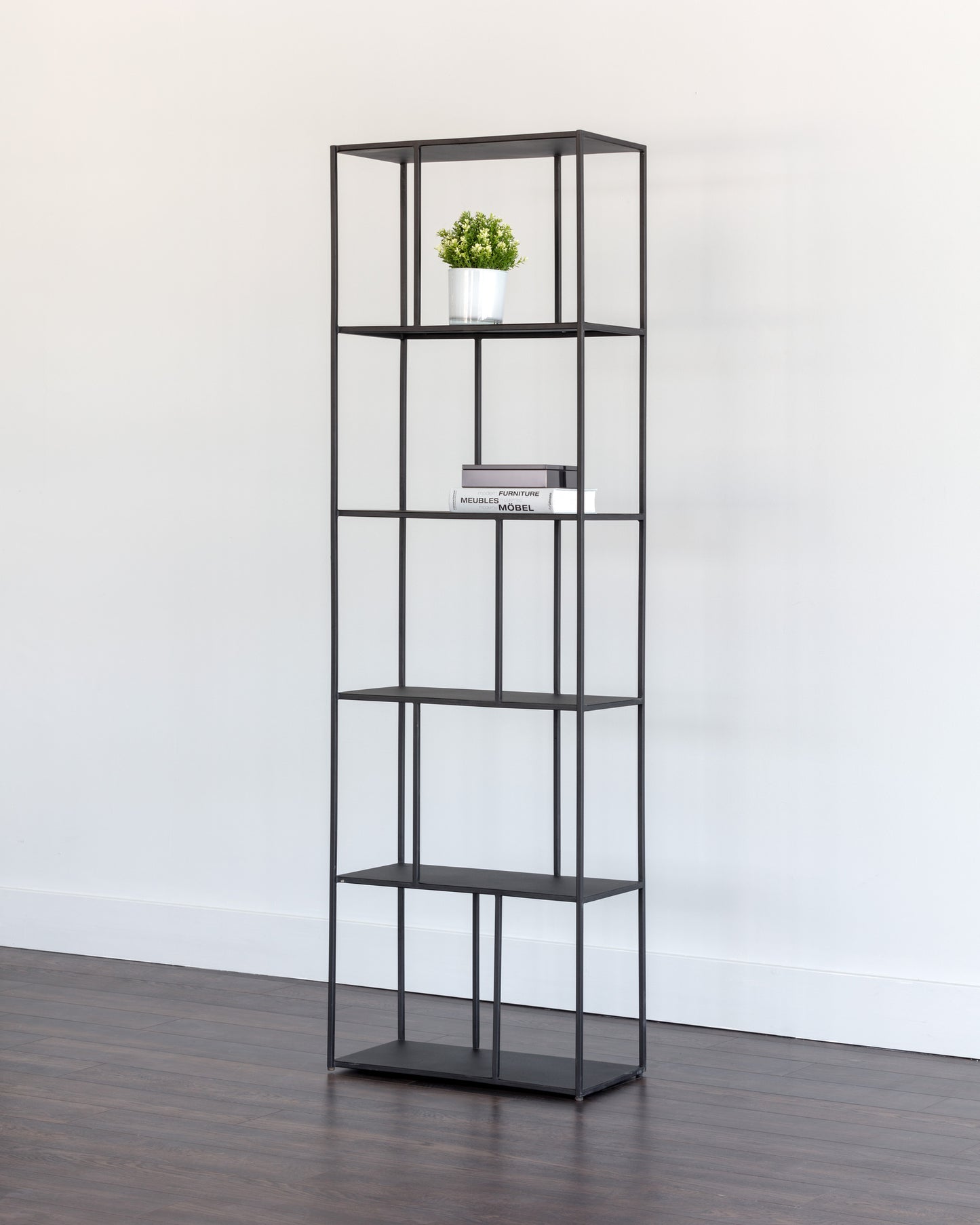 NAHLA EIFFEL BOOKCASE - SMALL - BLACK