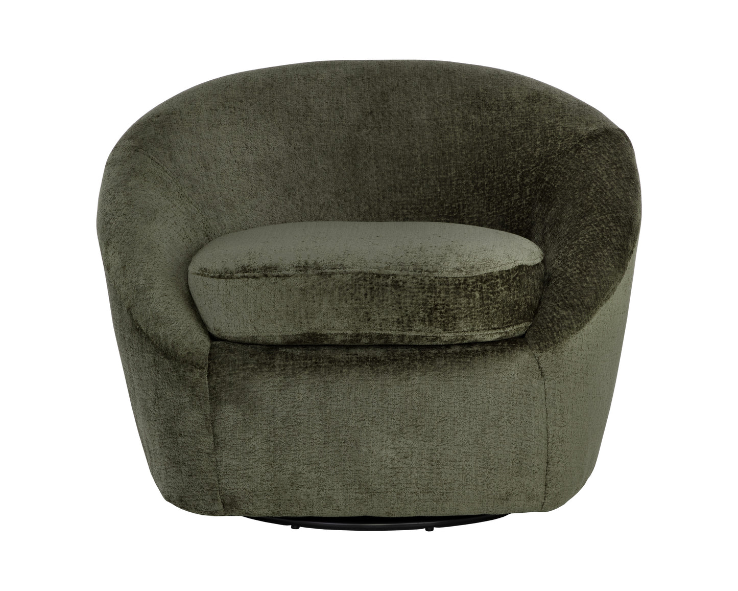 NAHLA BLISS SWIVEL LOUNGE CHAIR - BERGEN OLIVE