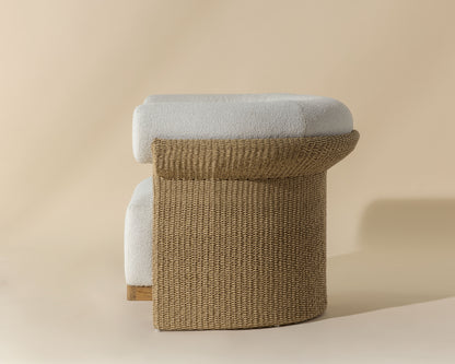 NAHLA ASOS LOUNGE CHAIR - LOUIS CREAM