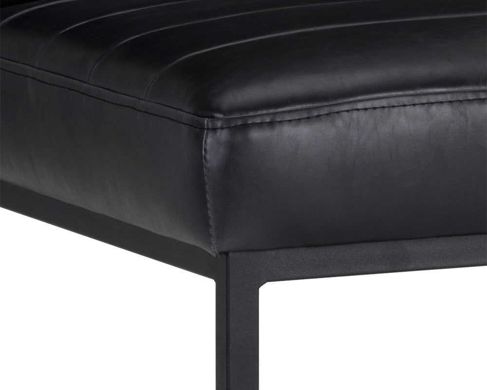 NAHLA SPYROS DINING CHAIR - COAL BLACK