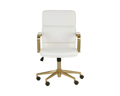 NAHLA KLEO OFFICE CHAIR - SNOW