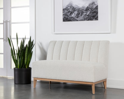 NAHLA KOSOVO BANQUETTE - NATURAL - COPENHAGEN WHITE