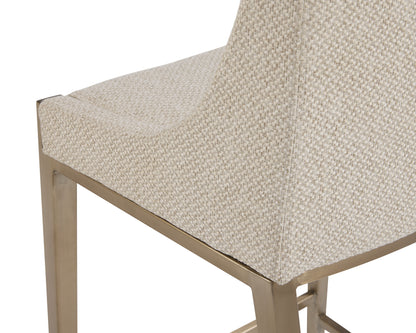 NAHLA DIONNE COUNTER STOOL - MONUMENT OATMEAL