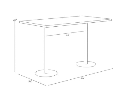NAHLA CORINA BAR TABLE