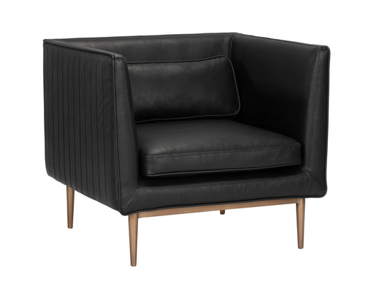 NAHLA BATAVIA ARMCHAIR - VINTAGE BLACK