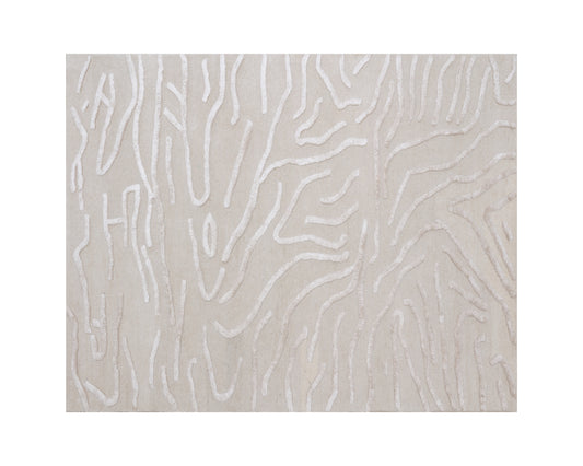 NAHLA KENYA HAND-TUFTED RUG - BEIGE - 8' X 10'