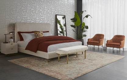 NAHLA CAMERON LOUNGE CHAIR - NONO RUST