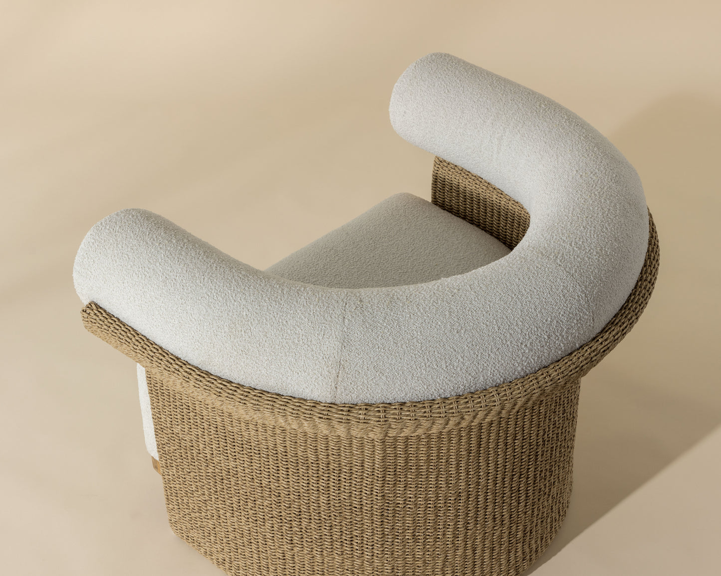 NAHLA ASOS LOUNGE CHAIR - LOUIS CREAM