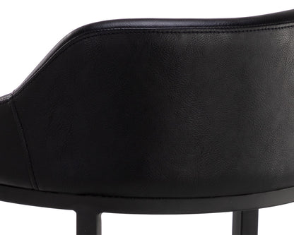 NAHLA ASTRA BARSTOOL - BLACK - NIGHTFALL BLACK