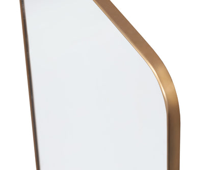 NAHLA CALABASAS FLOOR MIRROR - BRASS