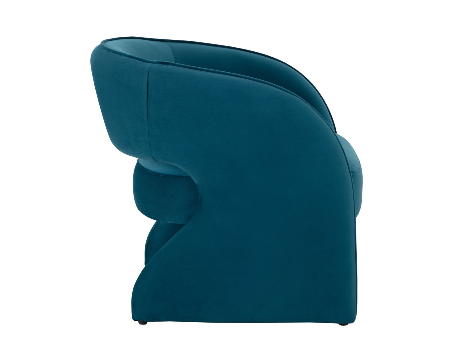 NAHLA ROSALIA LOUNGE CHAIR - TIMELESS TEAL