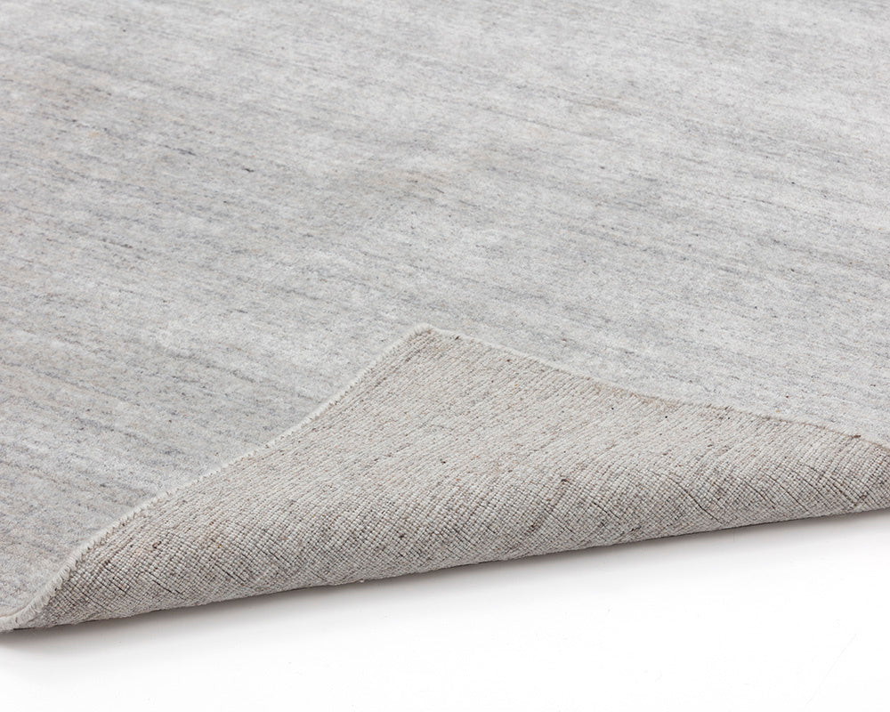 NAHLA ALASKA HAND-LOOMED RUG - GREY / IVORY - 8' X 10'