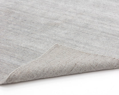 NAHLA ALASKA HAND-LOOMED RUG - GREY / IVORY - 8' X 10'