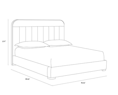 NAHLA DAVINA BED - KING - ERNST SILVERSTONE