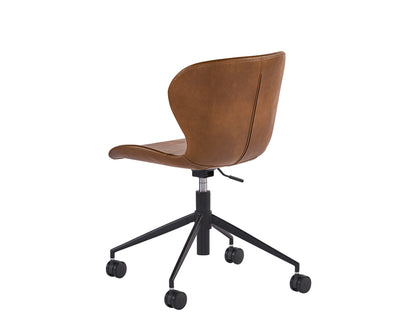 NAHLA ARABELLA OFFICE CHAIR - BRAVO COGNAC
