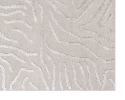 NAHLA KENYA HAND-TUFTED RUG - BEIGE - 8' X 10'