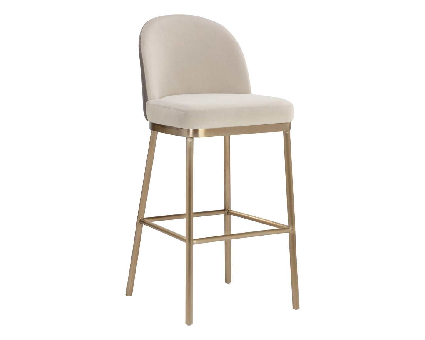 NAHLA LAVANIA BARSTOOL - MEG TAUPE / PORCINI TAUPE