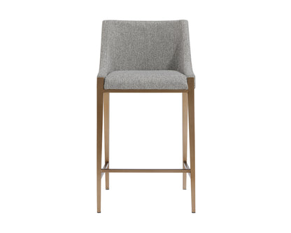 NAHLA DIONNE COUNTER STOOL - MONUMENT PEBBLE