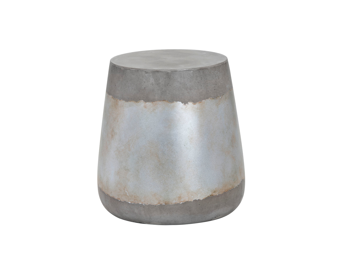 NAHLA ARIES END TABLE - SILVER