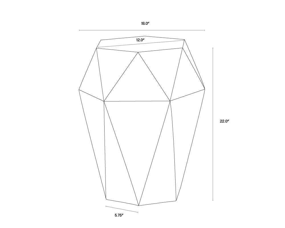 NAHLA CONSTANCE END TABLE