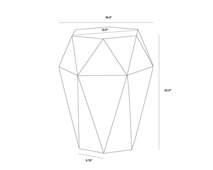 NAHLA CONSTANCE END TABLE