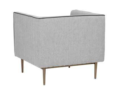 NAHLA BATAVIA ARMCHAIR - BELFAST HEATHER GREY