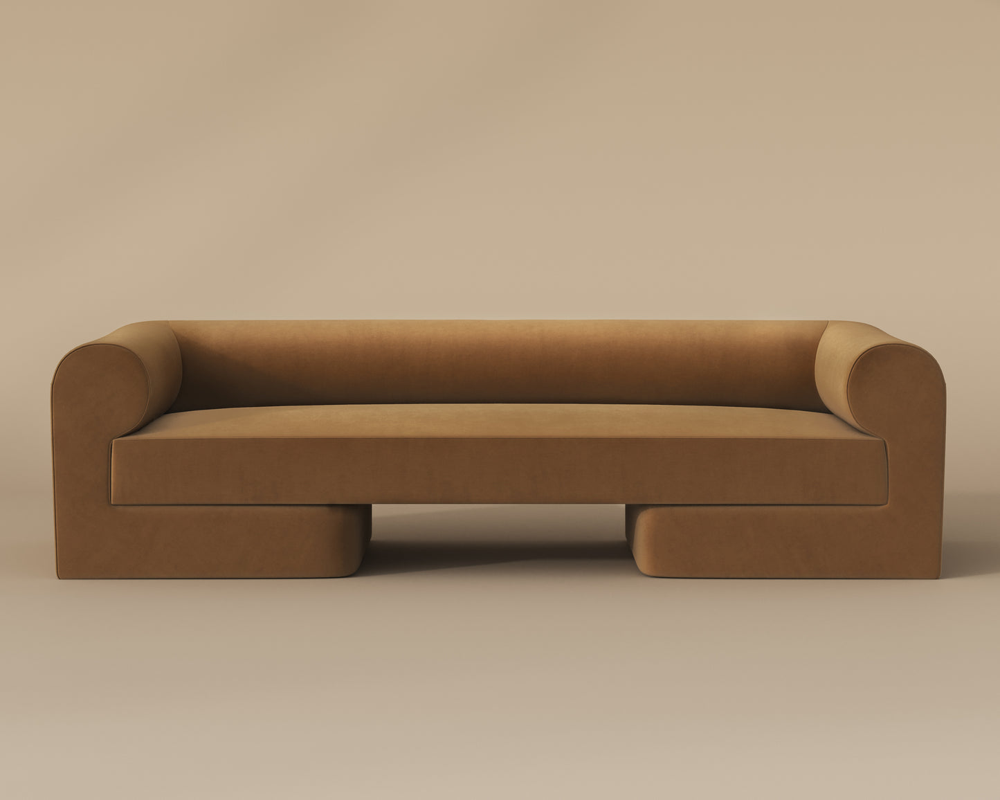 NAHLA IONIC SOFA - MEG GOLD