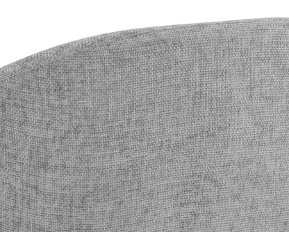 NAHLA BLISS SWIVEL LOUNGE CHAIR - HUSKY GREY