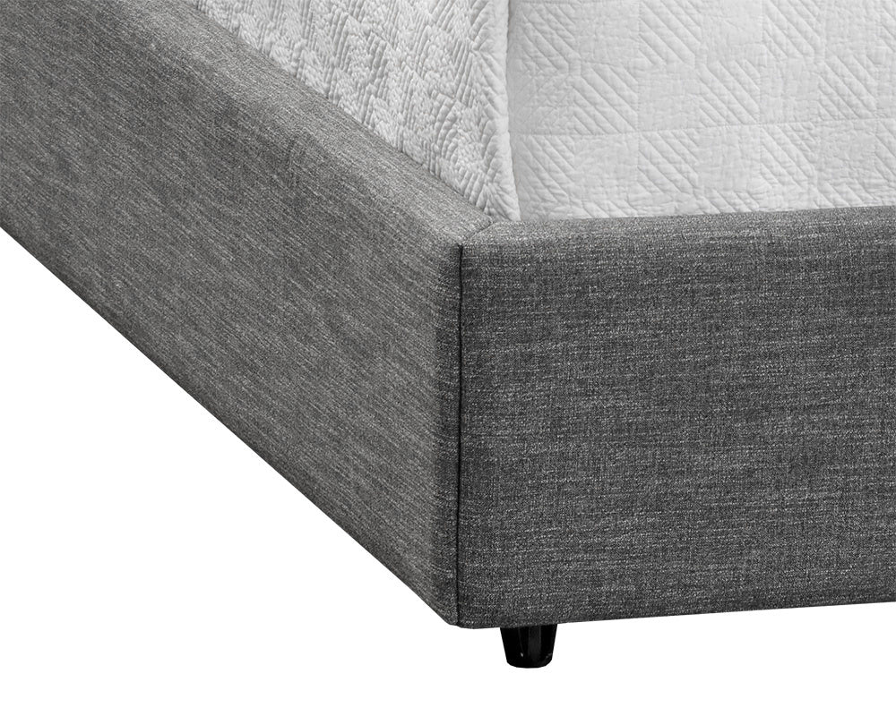 NAHLA EMMIT BED - KING - QUARRY