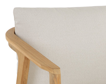 NAHLA CORALINE DINING ARMCHAIR - PALAZZO CREAM