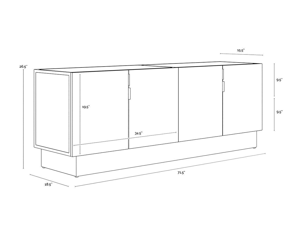 NAHLA CADDO SIDEBOARD