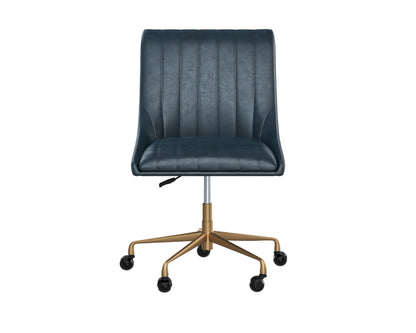 NAHLA HALDEN OFFICE CHAIR - VINTAGE BLUE