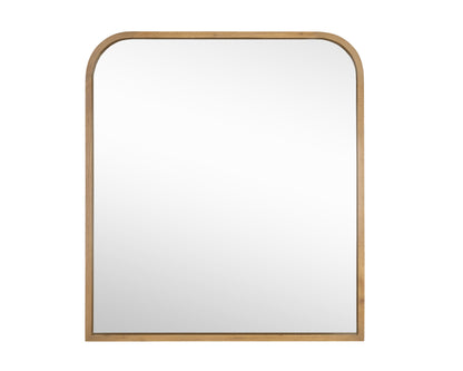 NAHLA CALABASAS WALL MIRROR - RUSTIC OAK