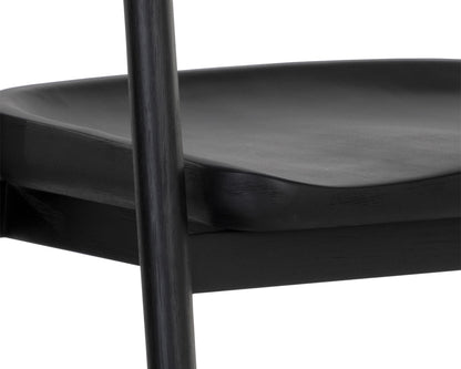 NAHLA JEREMY COUNTER STOOL - BLACK