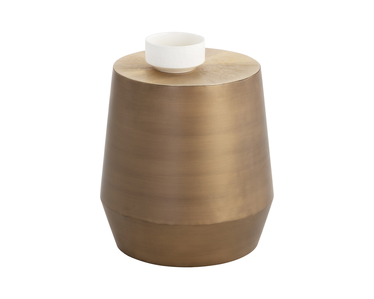 NAHLA CREED END TABLE - ANTIQUE GOLD