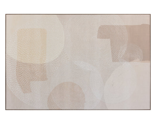 NAHLA SMOOTH OPERATOR - 72" X 48" - LIGHT BROWN FLOATER FRAME