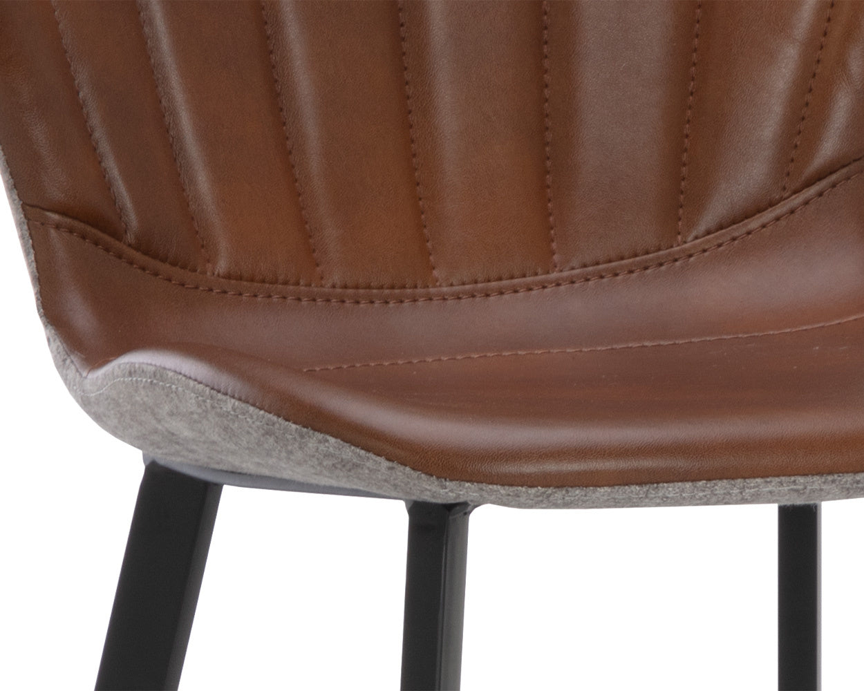 NAHLA ARABELLA BARSTOOL - BRAVO COGNAC / NOVEMBER GREY