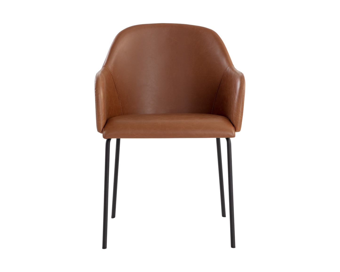 NAHLA HENSLEY DINING ARMCHAIR - HAZELNUT