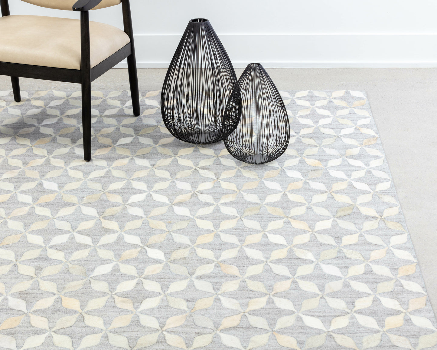 NAHLA KYOTO HAND-MADE RUG - IVORY - 9' X 12'