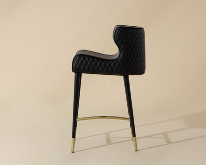 NAHLA GIANNI COUNTER STOOL - DILLON STRATUS / DILLON BLACK