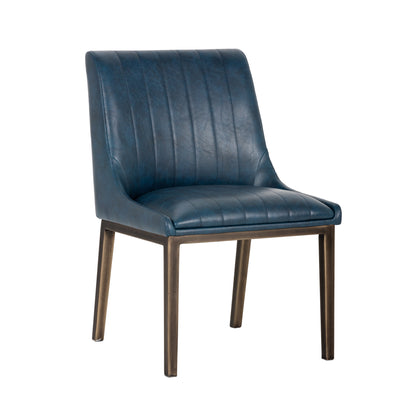 NAHLA HALDEN DINING CHAIR - VINTAGE BLUE