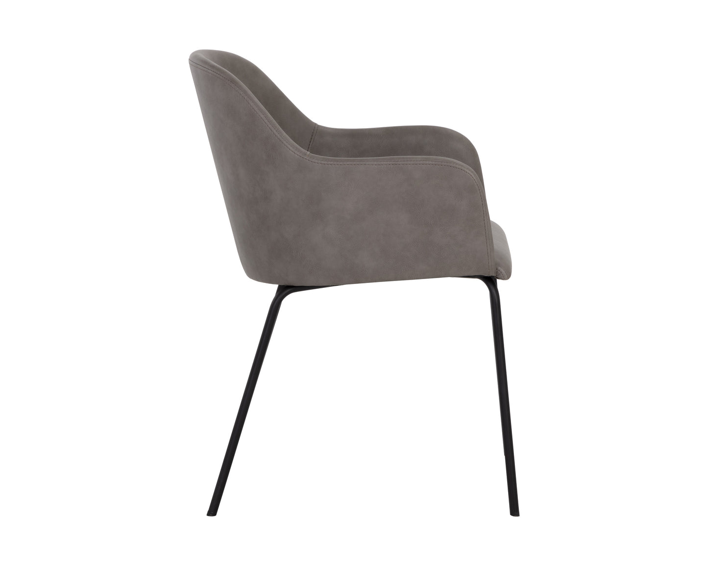 NAHLA HENSLEY DINING ARMCHAIR - DAWN GREY