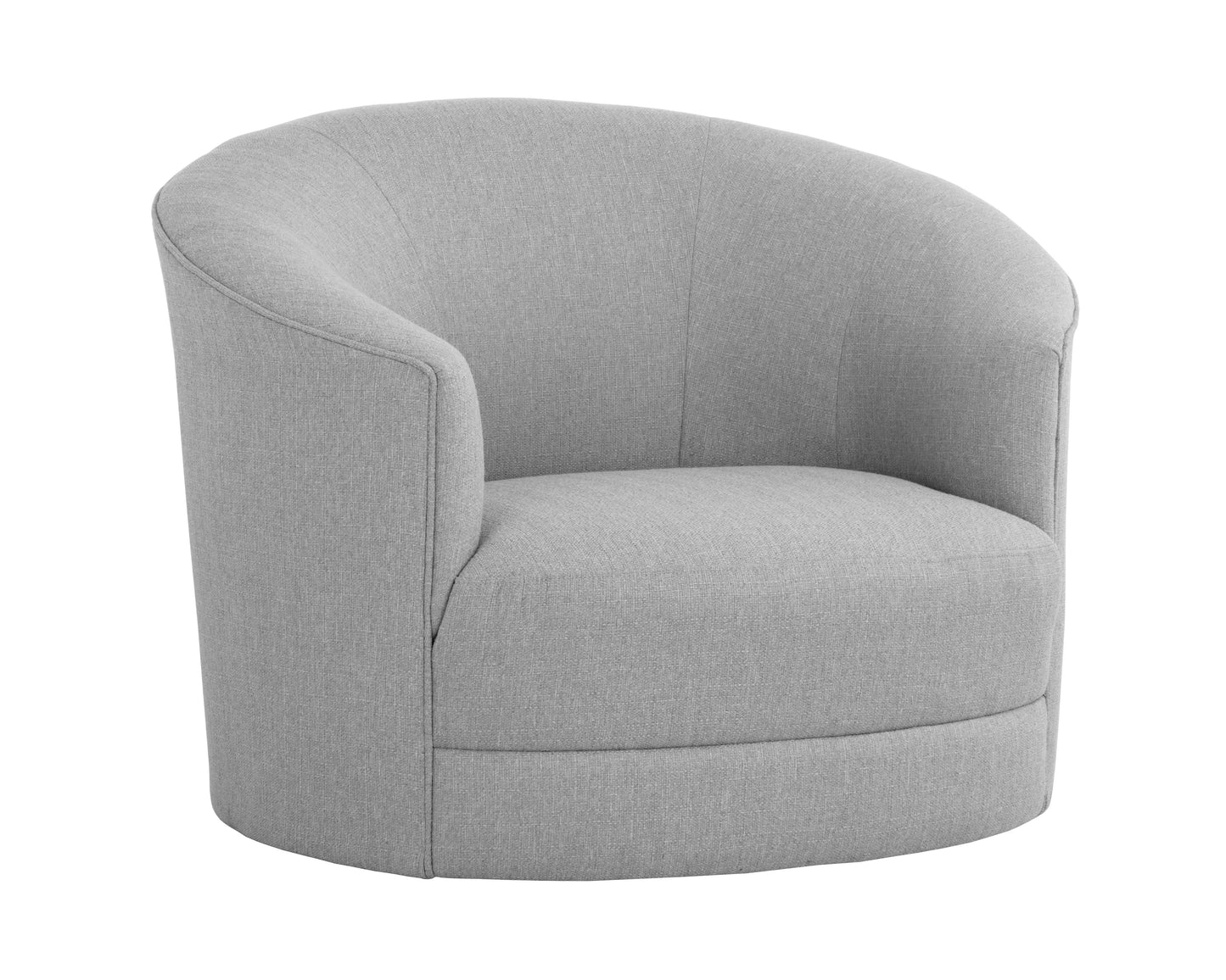 NAHLA GRIMALDI SWIVEL ARMCHAIR - LIV DOVE