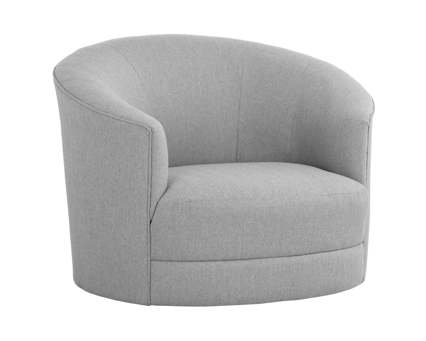 NAHLA GRIMALDI SWIVEL ARMCHAIR - LIV DOVE