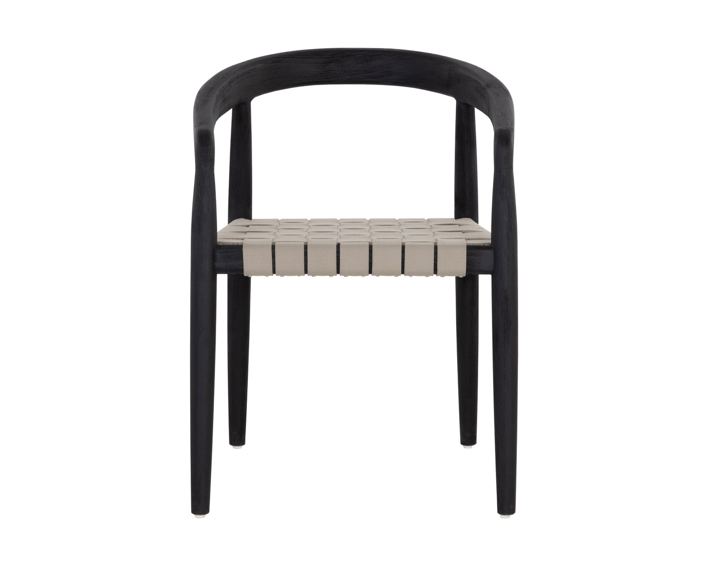 NAHLA CAYMAN DINING ARMCHAIR - CHARCOAL
