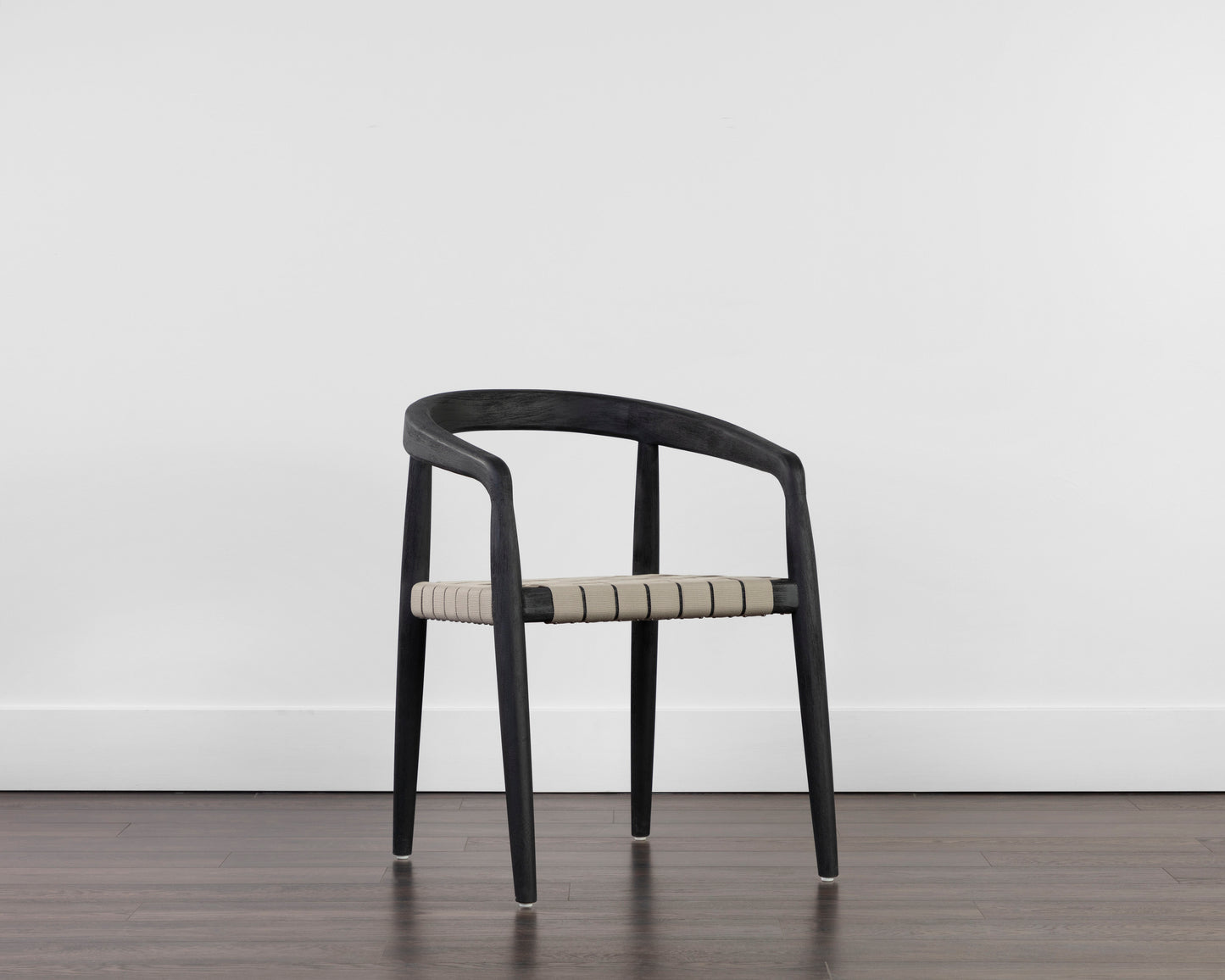NAHLA CAYMAN DINING ARMCHAIR - CHARCOAL