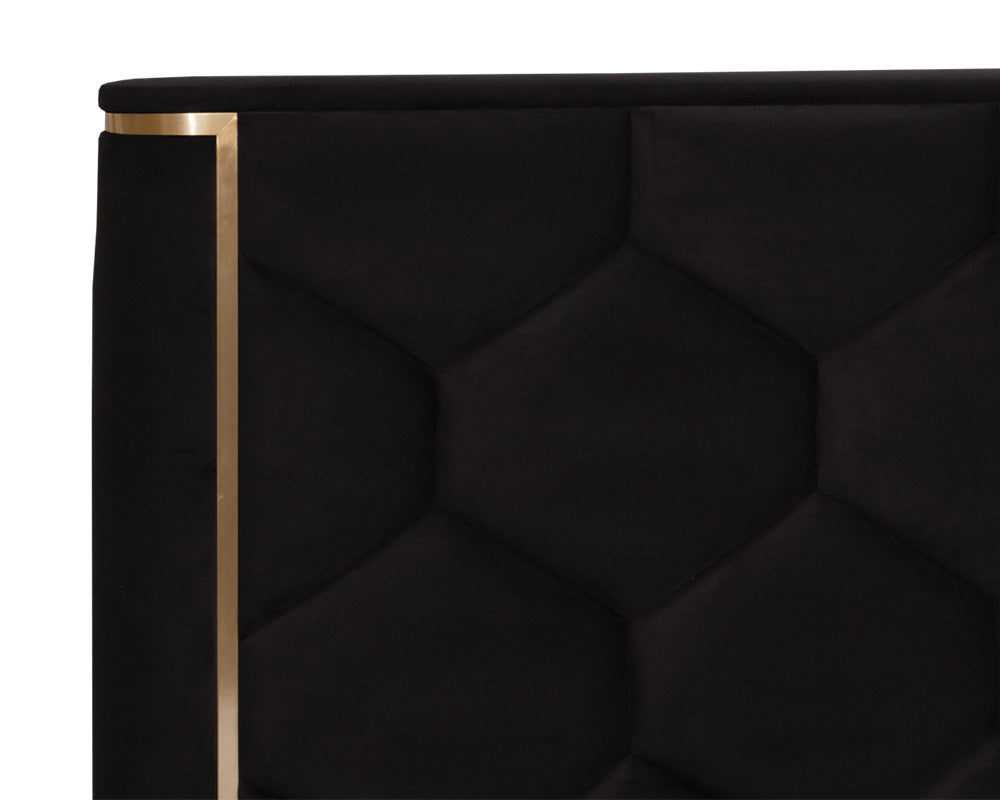 NAHLA ALISHA BED - KING - MEG TAUPE